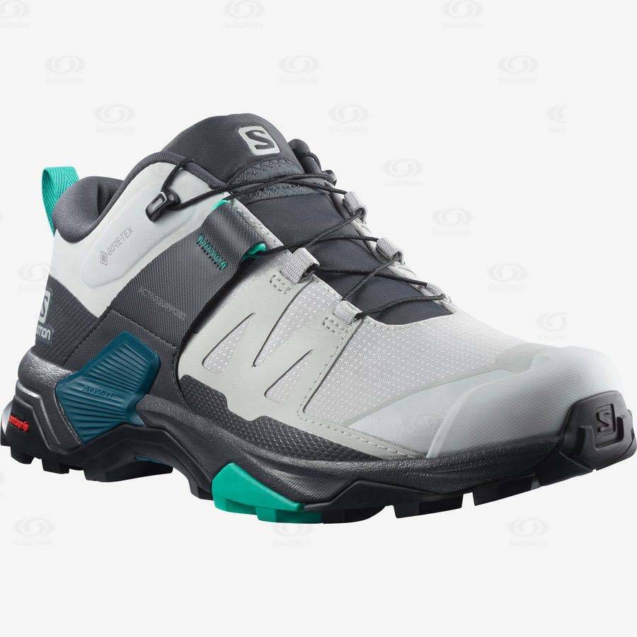 Dámské Nepromokavé Boty Salomon X ULTRA 4 GORE-TEX Béžový | CZ-O1868