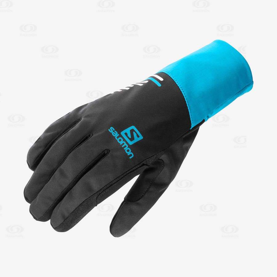 Dámské Rukavice Salomon EQUIPE Černé Blankyt | CZ-L1879