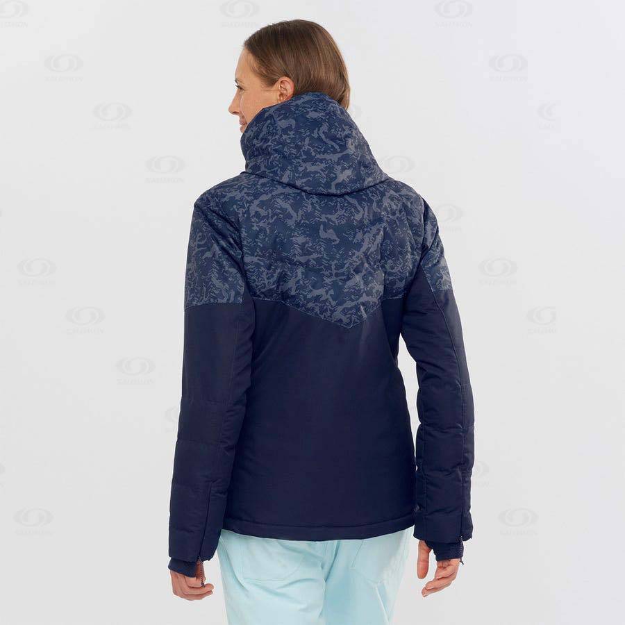Dámské Softshellová Bunda Salomon Bundy NEW PREVAIL Blankyt | CZ-A1647
