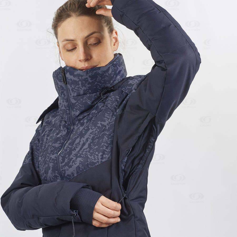 Dámské Softshellová Bunda Salomon Bundy NEW PREVAIL Blankyt | CZ-A1647