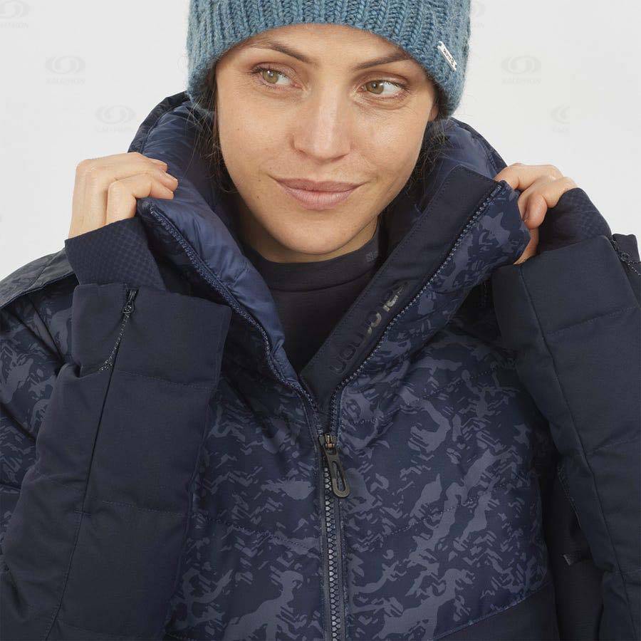 Dámské Softshellová Bunda Salomon Bundy NEW PREVAIL Blankyt | CZ-A1647