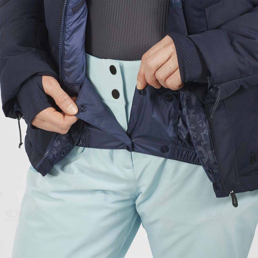 Dámské Softshellová Bunda Salomon Bundy NEW PREVAIL Blankyt | CZ-A1647