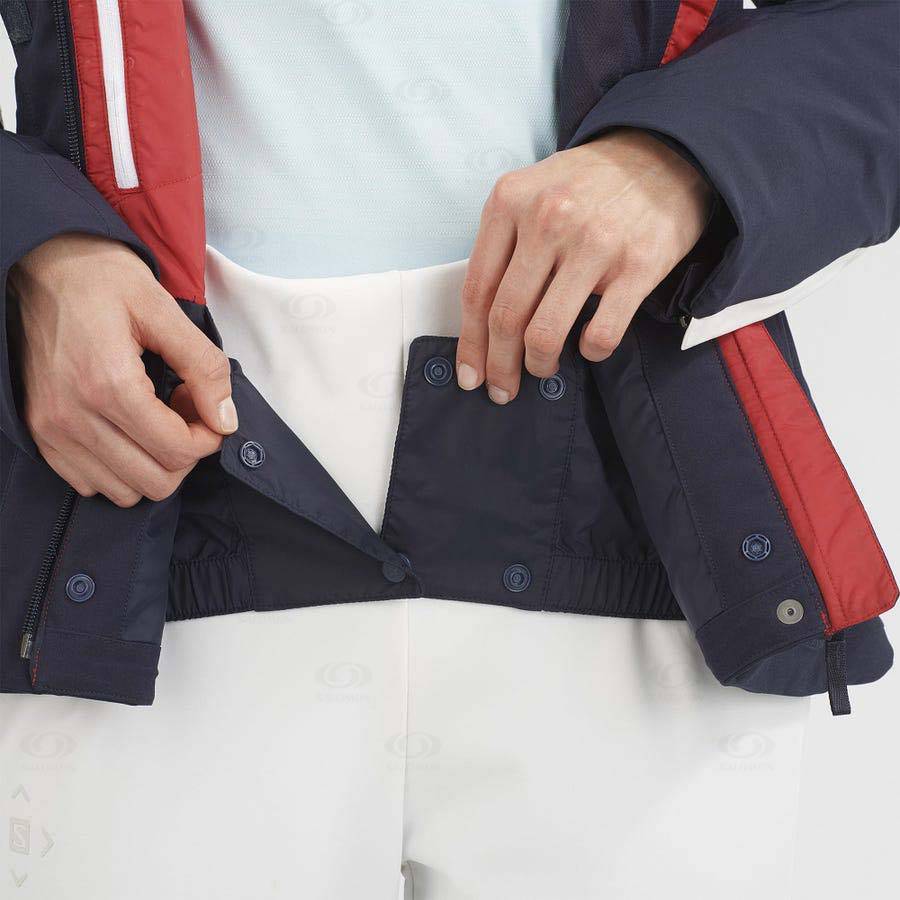 Dámské Softshellová Bunda Salomon Bundy SPEED Tmavě Blankyt | CZ-A1794