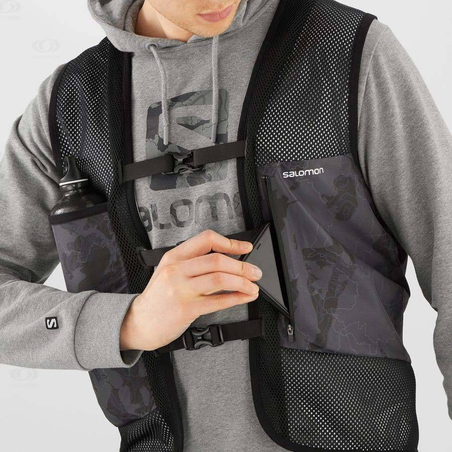 Dámské Softshellová Bunda Salomon Bundy OUTLIFE REVERSIBLE UTILITY U Bílé Černé | CZ-A2627