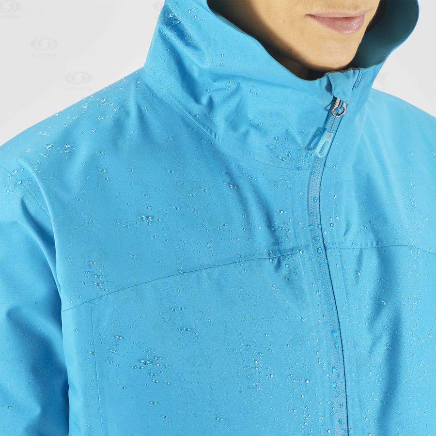 Dámské Softshellová Bunda Salomon Bundy OUTLINE GORE-TEX 2.5L Blankyt | CZ-L1067