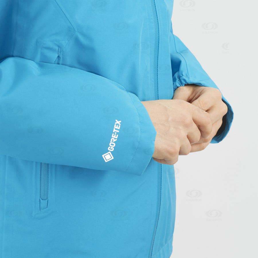 Dámské Softshellová Bunda Salomon Bundy OUTLINE GORE-TEX 2.5L Blankyt | CZ-L1067
