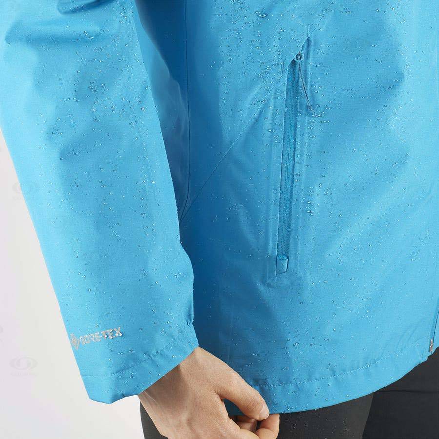 Dámské Softshellová Bunda Salomon Bundy OUTLINE GORE-TEX 2.5L Blankyt | CZ-L1067