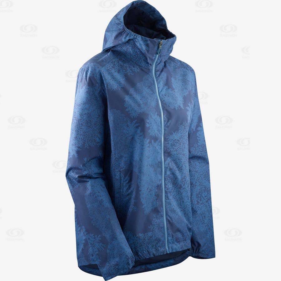 Dámské Softshellová Bunda Salomon Bundy COMET WP JKT W Blankyt | CZ-L1417