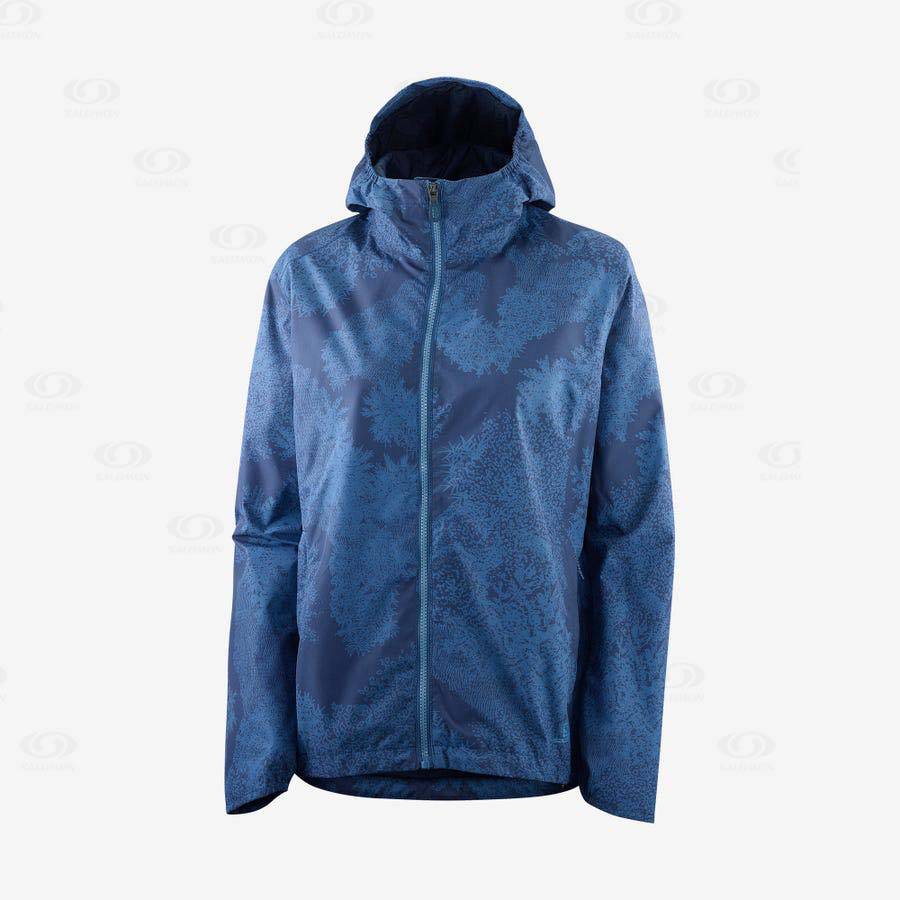 Dámské Softshellová Bunda Salomon Bundy COMET WP JKT W Blankyt | CZ-L1417
