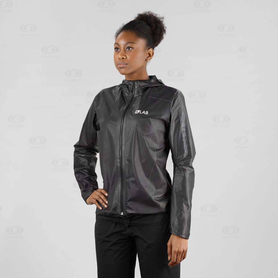 Dámské Softshellová Bunda Salomon Bundy S/LAB GORE-TEX SHAKEDRY™ Černé | CZ-L2243