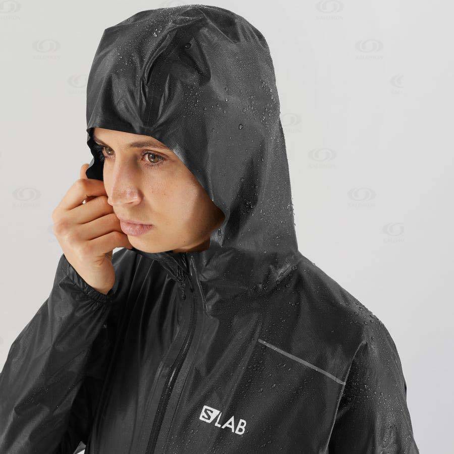 Dámské Softshellová Bunda Salomon Bundy S/LAB GORE-TEX SHAKEDRY™ Černé | CZ-L2243