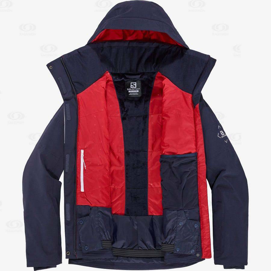 Dámské Softshellová Bunda Salomon Bundy SPEED Tmavě Blankyt | CZ-L2495