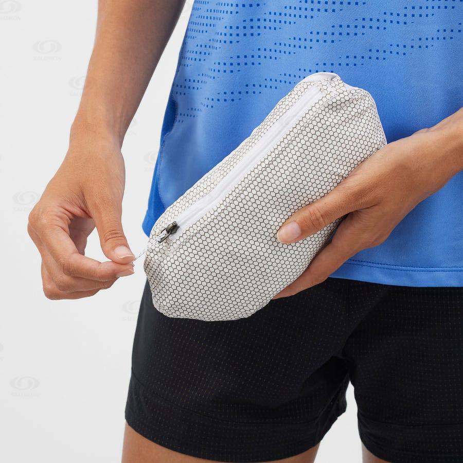 Dámské Softshellová Bunda Salomon Bundy BONATTI WATERPROOF Bílé | CZ-M2385