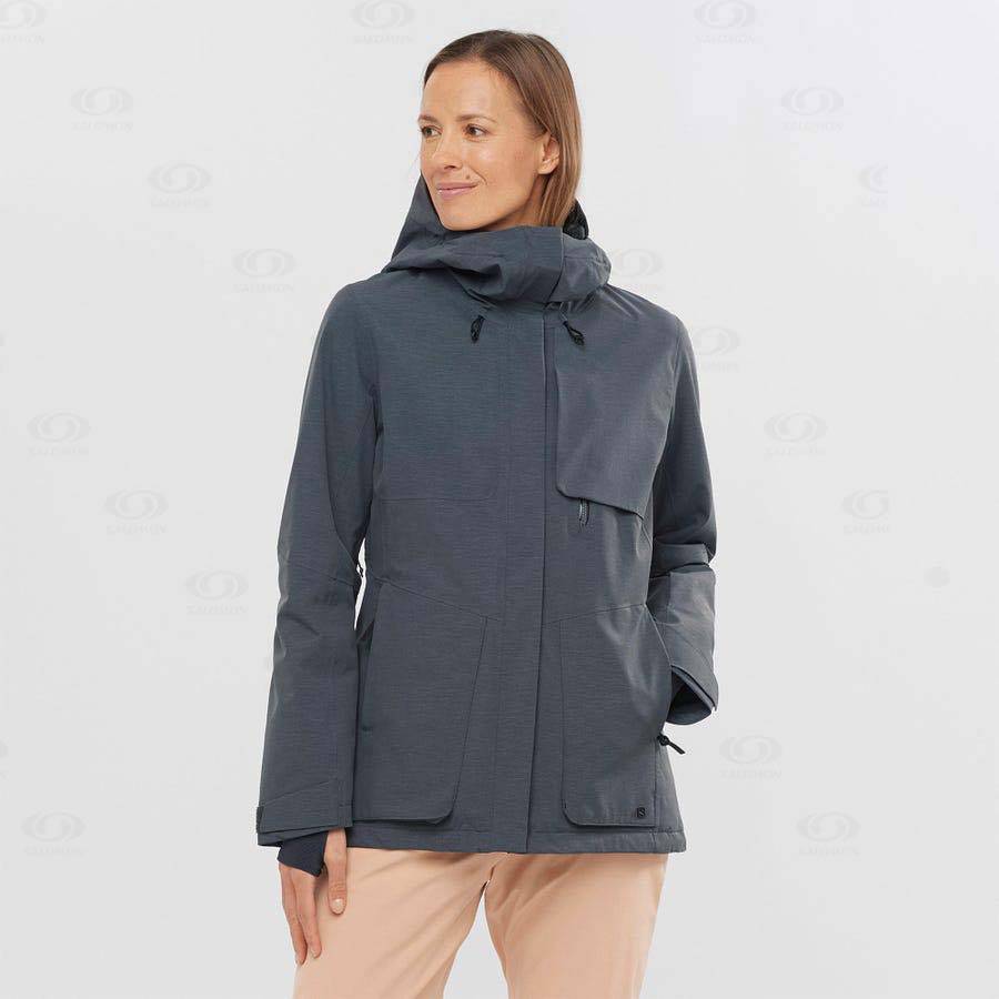 Dámské Softshellová Bunda Salomon Bundy PROOF LIGHT Černé | CZ-N1092