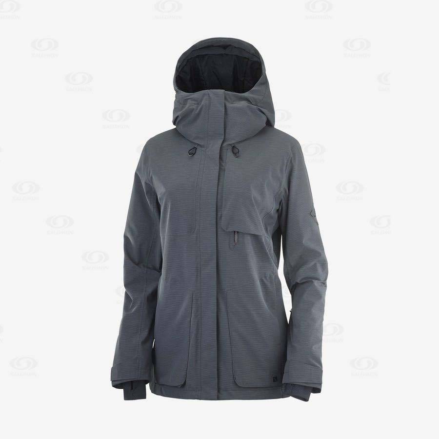 Dámské Softshellová Bunda Salomon Bundy PROOF LIGHT Černé | CZ-N1092