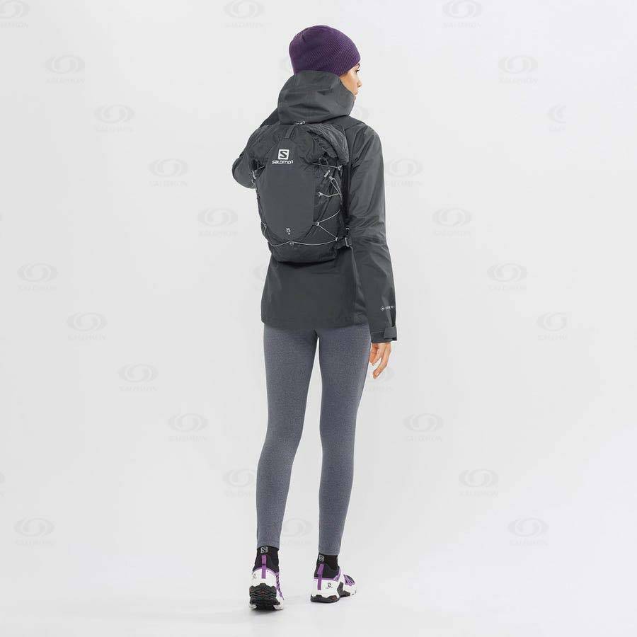Dámské Softshellová Bunda Salomon Bundy OUTLINE GORE-TEX HYBRID Černé | CZ-N1575