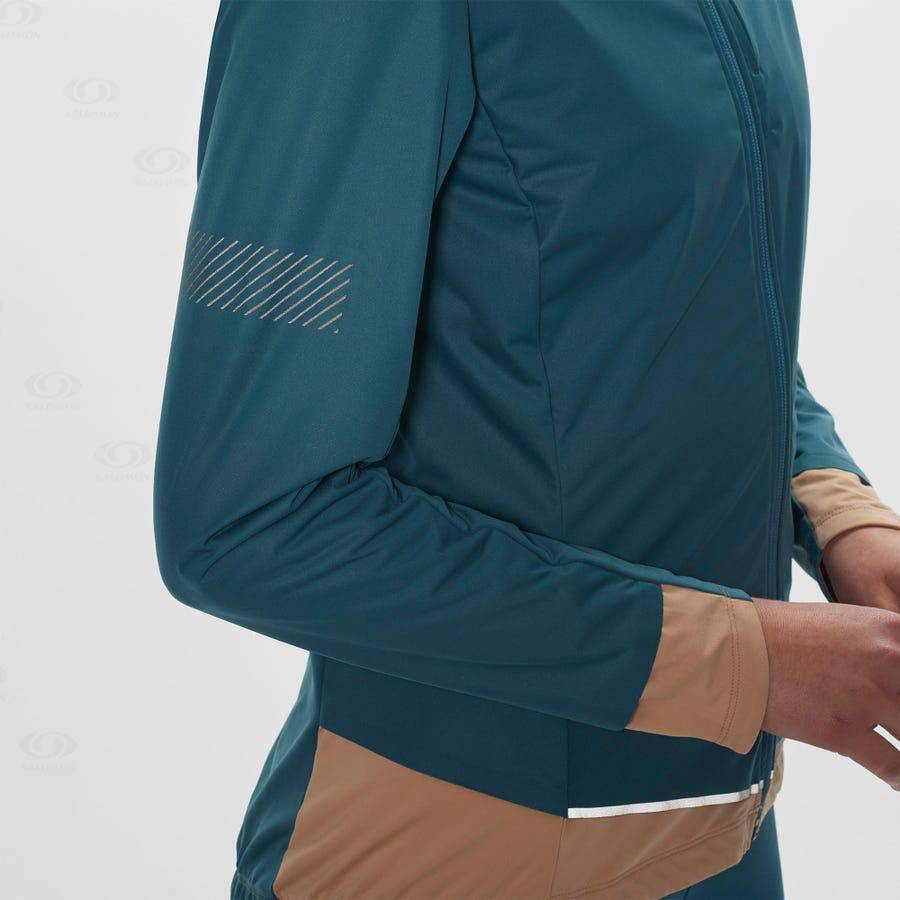 Dámské Softshellová Bunda Salomon Bundy LIGHT SHELL Blankyt | CZ-N1869