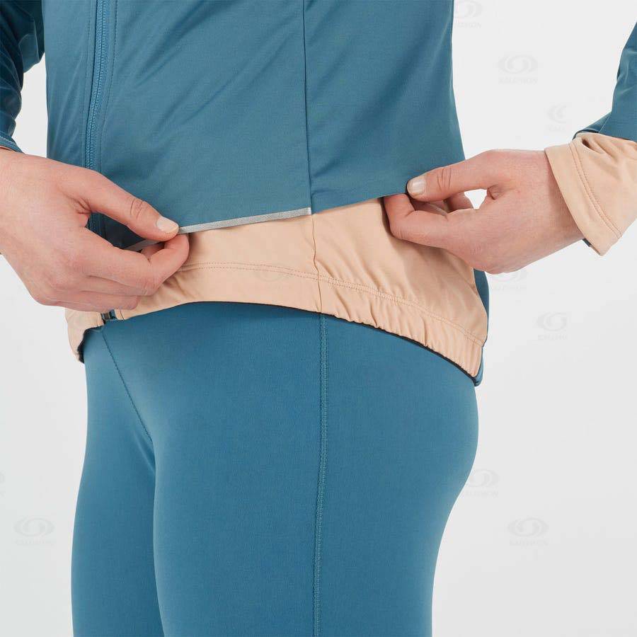 Dámské Softshellová Bunda Salomon Bundy LIGHT SHELL Blankyt | CZ-N1869