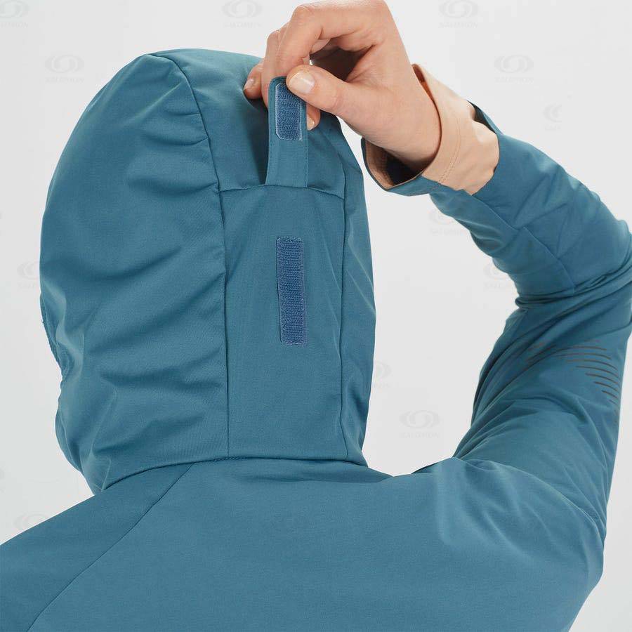 Dámské Softshellová Bunda Salomon Bundy LIGHT SHELL Blankyt | CZ-N1869