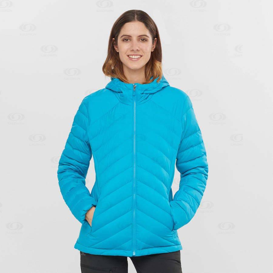 Dámské Softshellová Bunda Salomon Bundy ESSENTIAL XWARM DOWN Blankyt | CZ-N2422