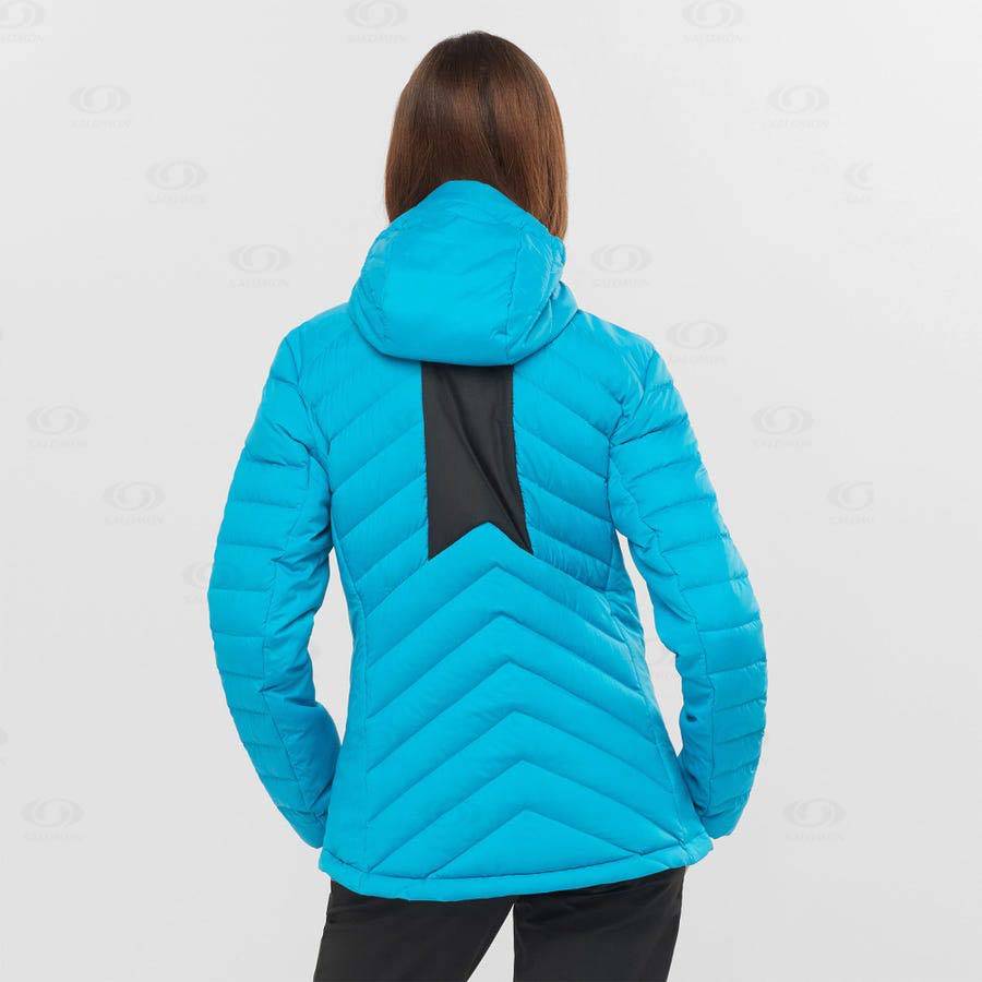 Dámské Softshellová Bunda Salomon Bundy ESSENTIAL XWARM DOWN Blankyt | CZ-N2422