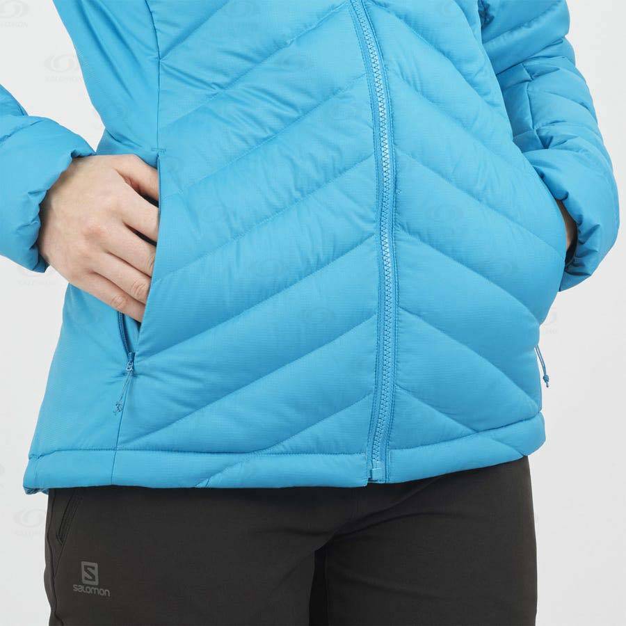 Dámské Softshellová Bunda Salomon Bundy ESSENTIAL XWARM DOWN Blankyt | CZ-N2422