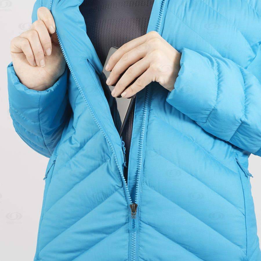 Dámské Softshellová Bunda Salomon Bundy ESSENTIAL XWARM DOWN Blankyt | CZ-N2422