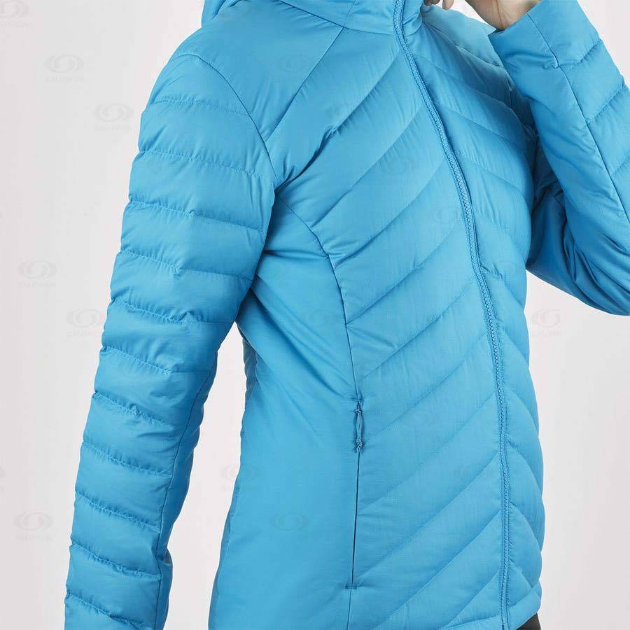 Dámské Softshellová Bunda Salomon Bundy ESSENTIAL XWARM DOWN Blankyt | CZ-N2422