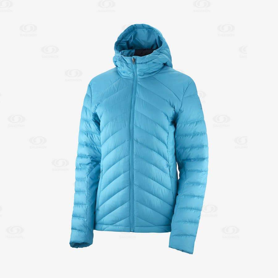 Dámské Softshellová Bunda Salomon Bundy ESSENTIAL XWARM DOWN Blankyt | CZ-N2422