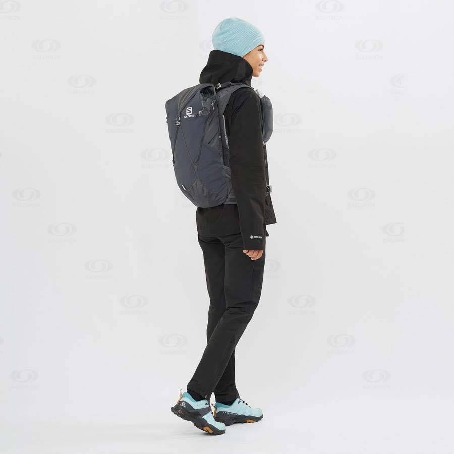 Dámské Softshellová Bunda Salomon Bundy OUTLINE GORE-TEX 2.5L Černé | CZ-O1096
