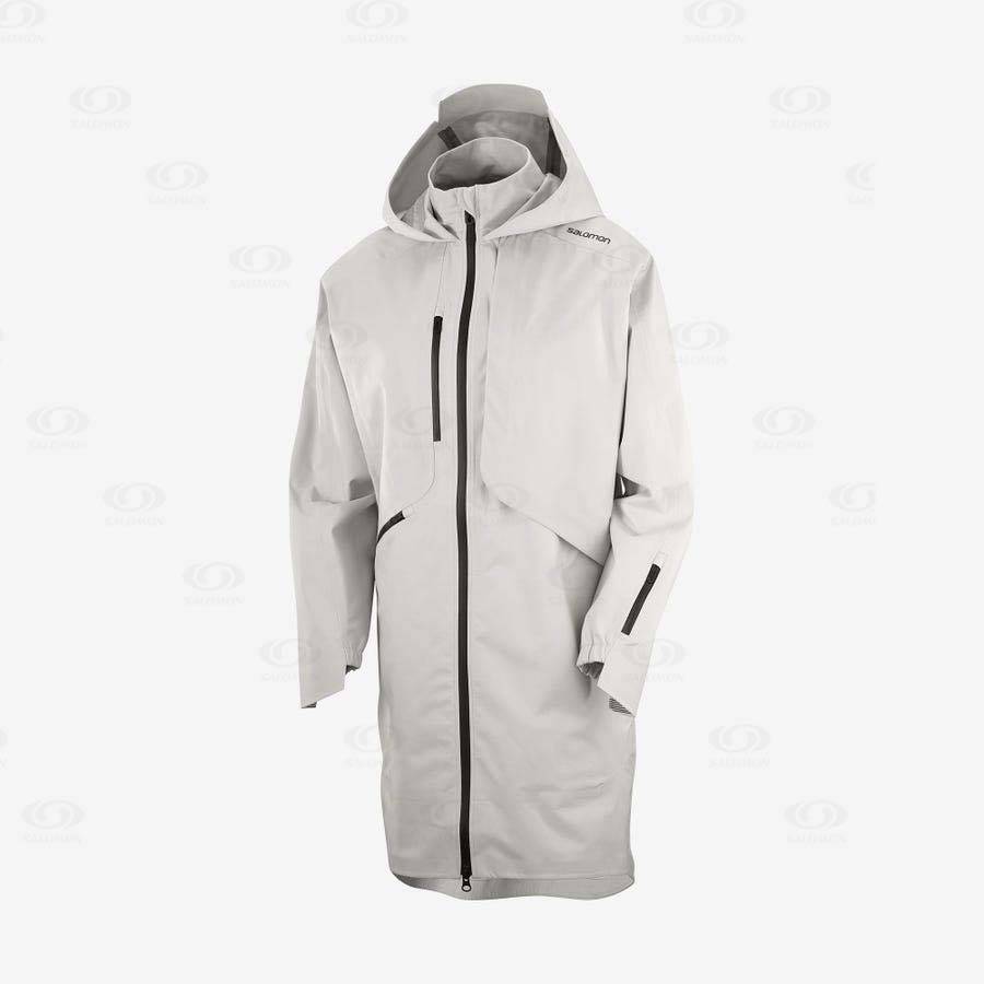 Dámské Softshellová Bunda Salomon Bundy OUTLIFE WP COMMUTER PARKA W Bílé | CZ-O1397