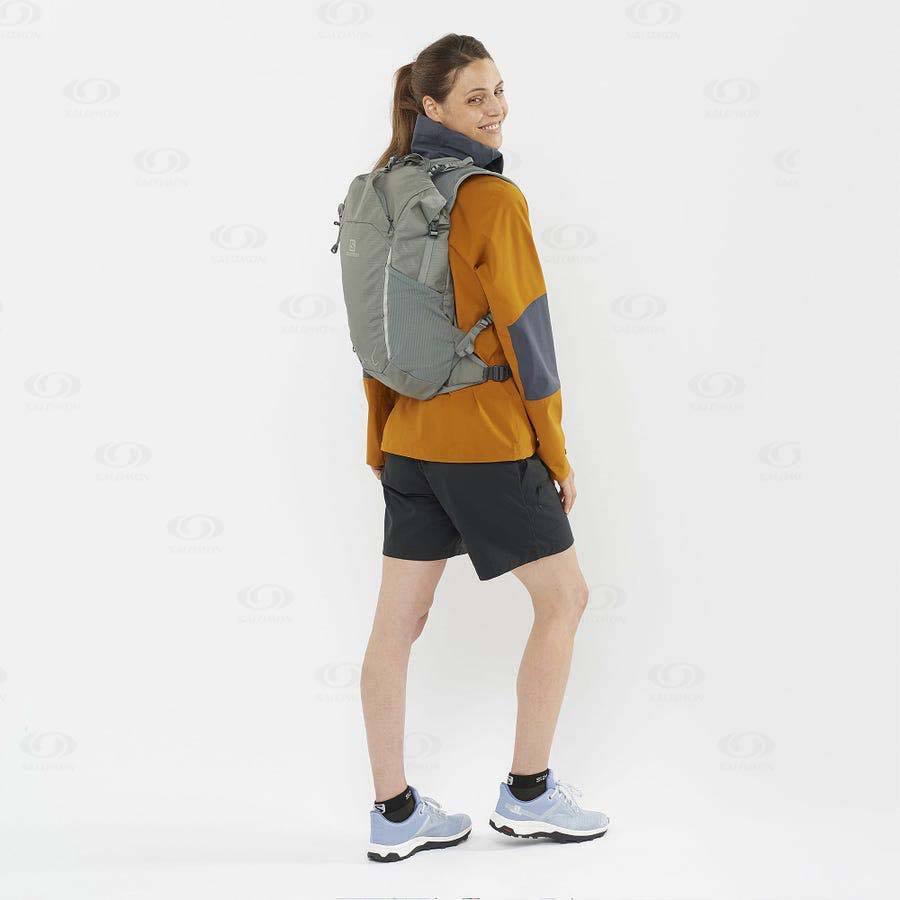 Dámské Softshellová Bunda Salomon Bundy OUTRACK WATERPROOF 2.5L Oranžové | CZ-O1693