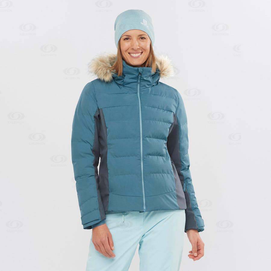 Dámské Softshellová Bunda Salomon Bundy STORMCOZY Blankyt | CZ-O1880