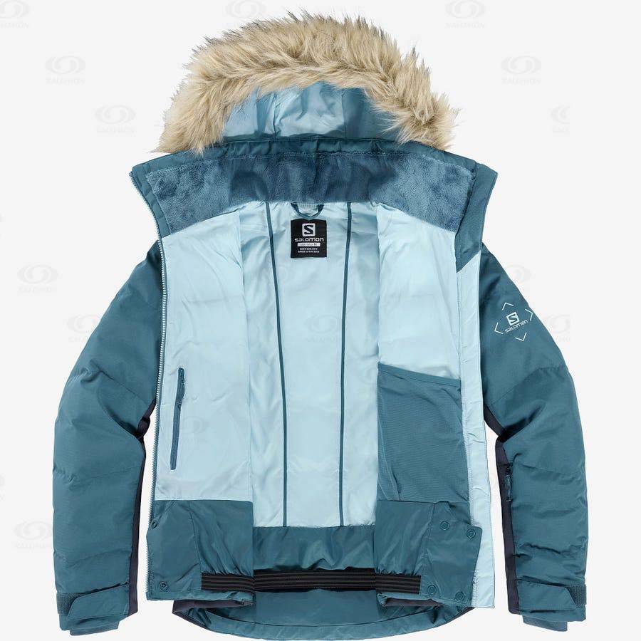 Dámské Softshellová Bunda Salomon Bundy STORMCOZY Blankyt | CZ-O1880