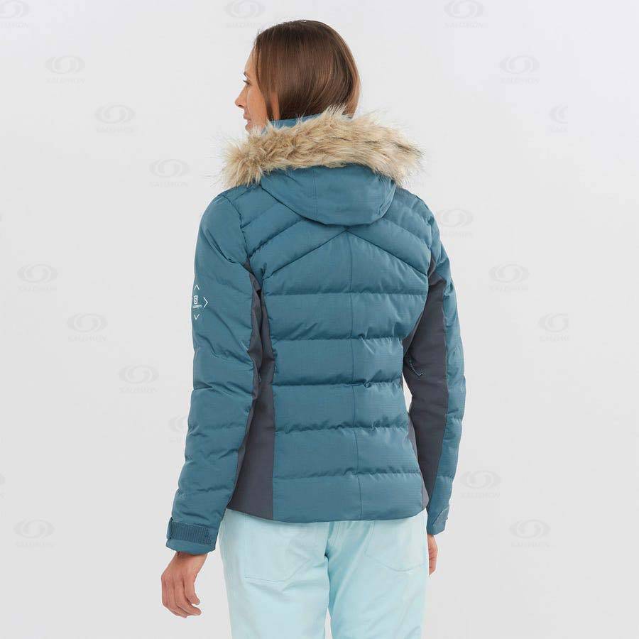 Dámské Softshellová Bunda Salomon Bundy STORMCOZY Blankyt | CZ-O1880