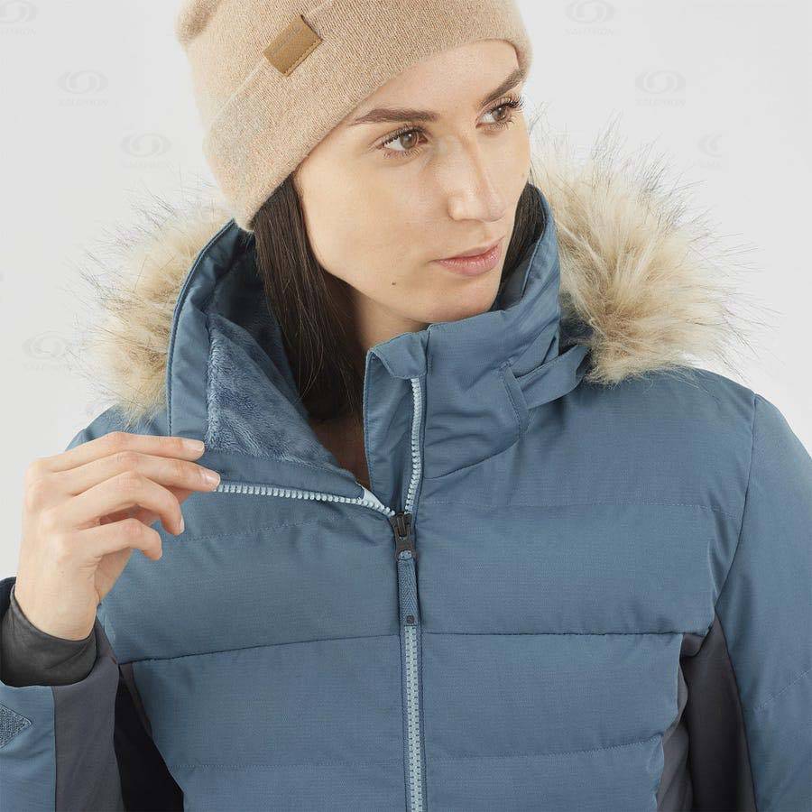 Dámské Softshellová Bunda Salomon Bundy STORMCOZY Blankyt | CZ-O1880