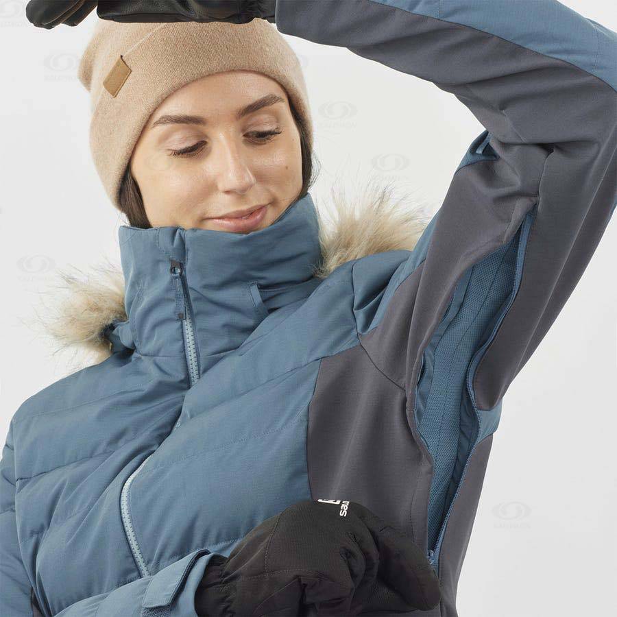 Dámské Softshellová Bunda Salomon Bundy STORMCOZY Blankyt | CZ-O1880