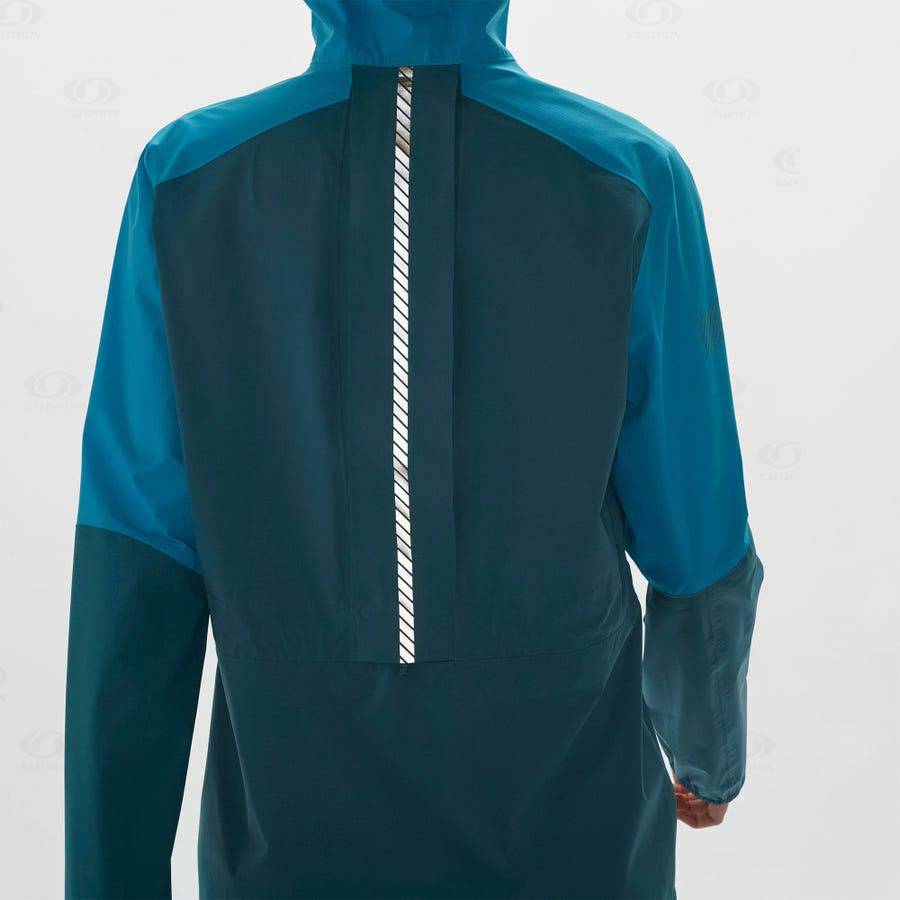 Dámské Softshellová Bunda Salomon Bundy BONATTI TRAIL Blankyt | CZ-O2314