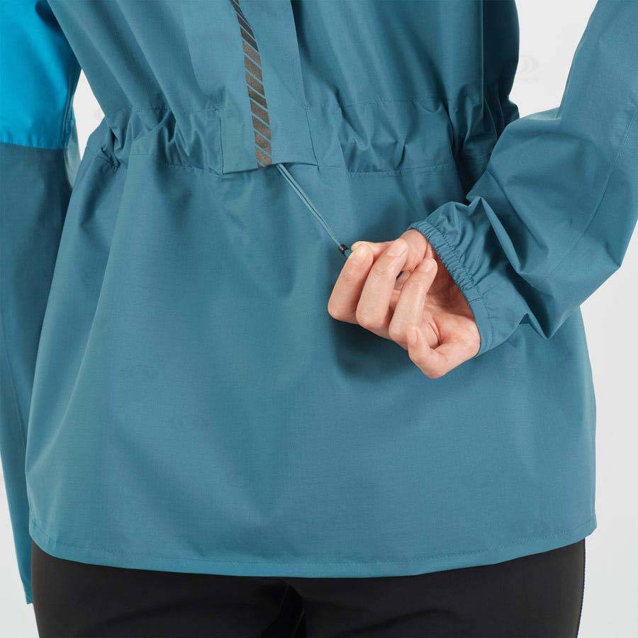 Dámské Softshellová Bunda Salomon Bundy BONATTI TRAIL Blankyt | CZ-O2314