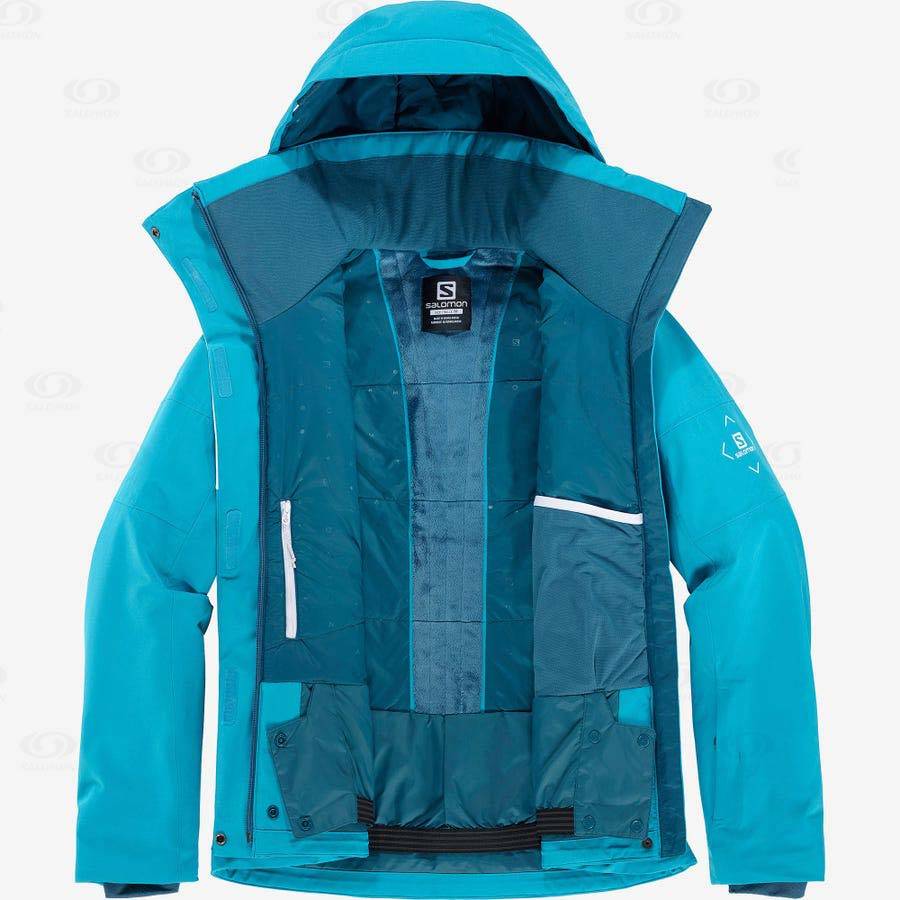 Dámské Softshellová Bunda Salomon Bundy SPEED Blankyt | CZ-S1044