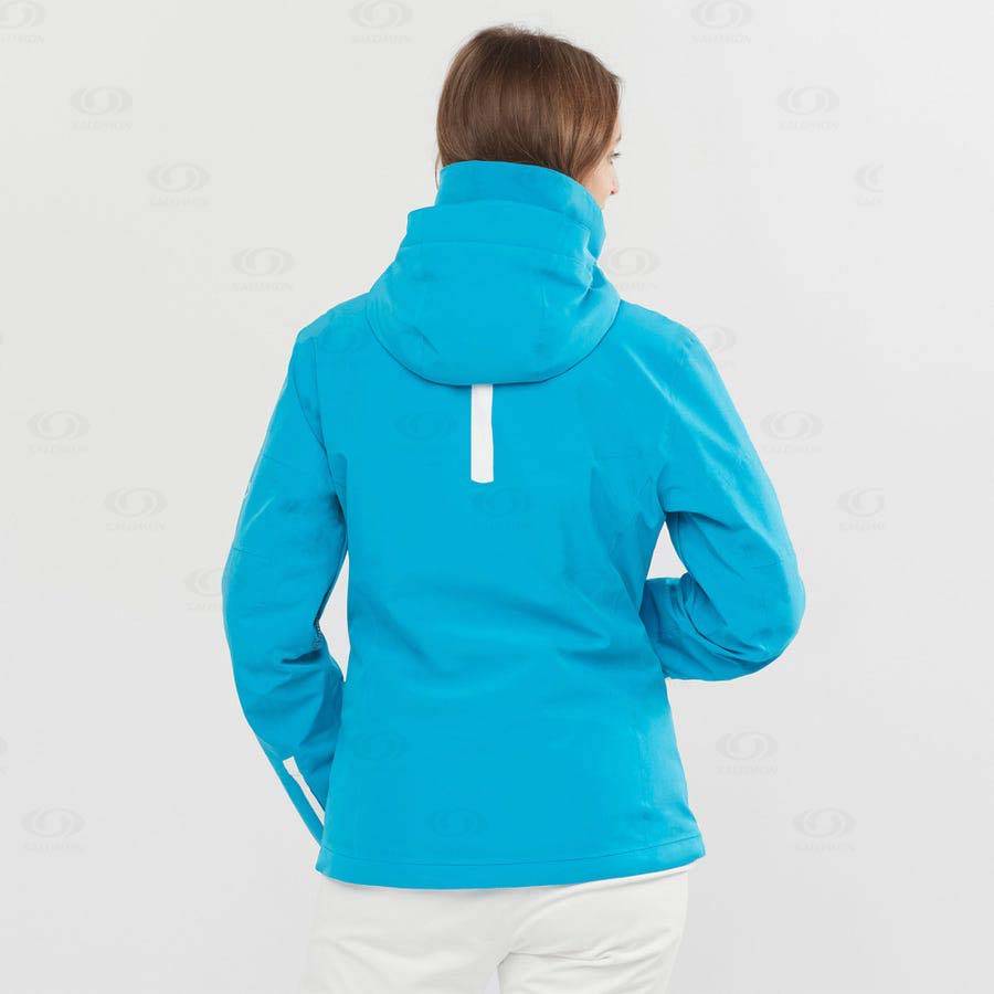 Dámské Softshellová Bunda Salomon Bundy SPEED Blankyt | CZ-S1044
