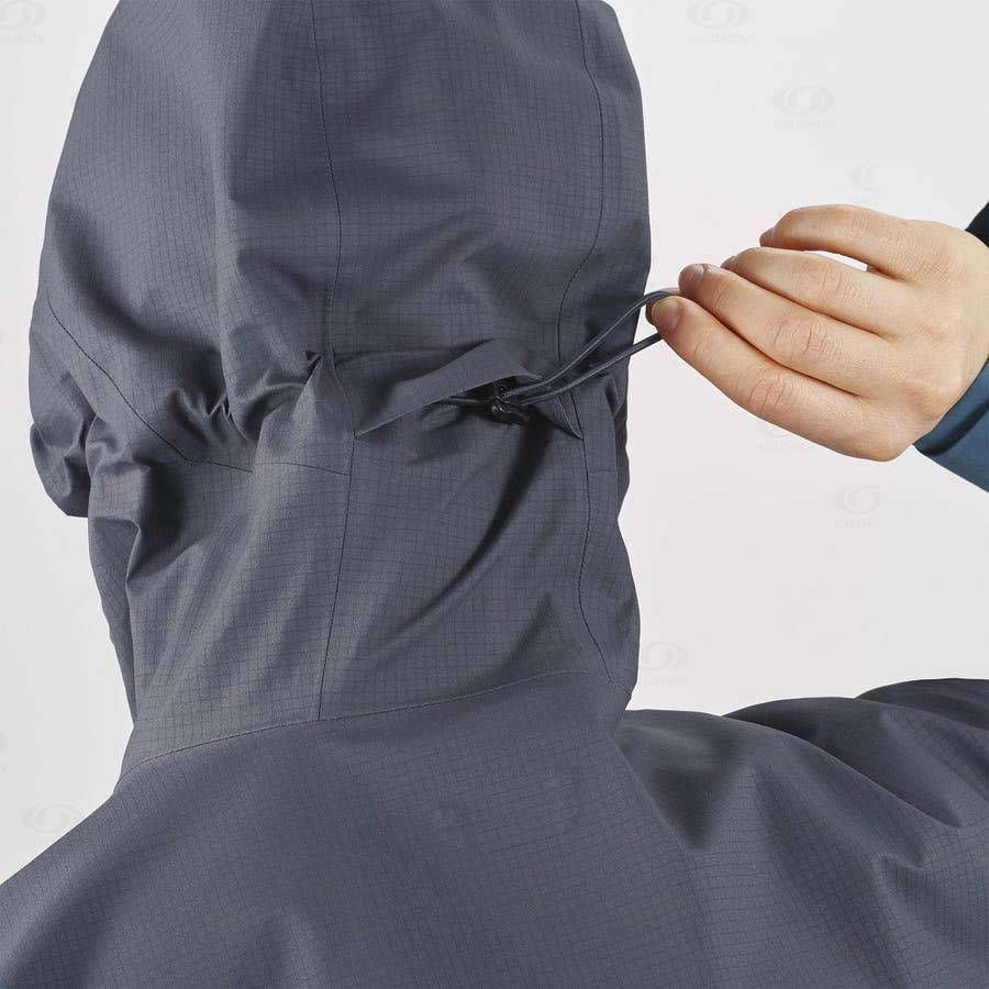 Dámské Softshellová Bunda Salomon Bundy OUTLINE GORE-TEX HYBRID Blankyt | CZ-S1268