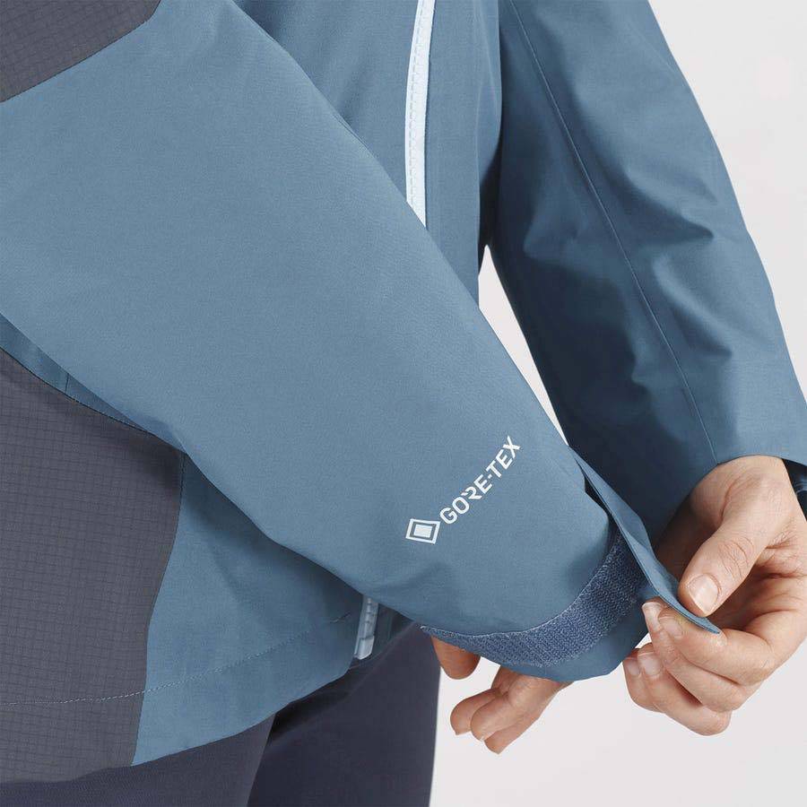 Dámské Softshellová Bunda Salomon Bundy OUTLINE GORE-TEX HYBRID Blankyt | CZ-S1268