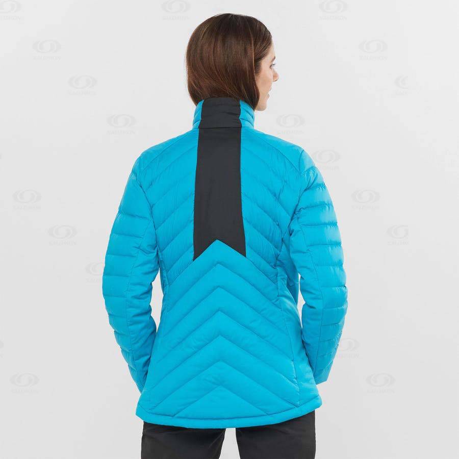 Dámské Softshellová Bunda Salomon Bundy ESSENTIAL XWARM DOWN Blankyt | CZ-S1590