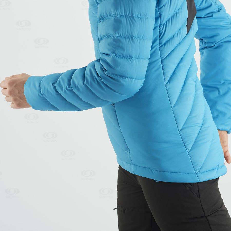 Dámské Softshellová Bunda Salomon Bundy ESSENTIAL XWARM DOWN Blankyt | CZ-S1590