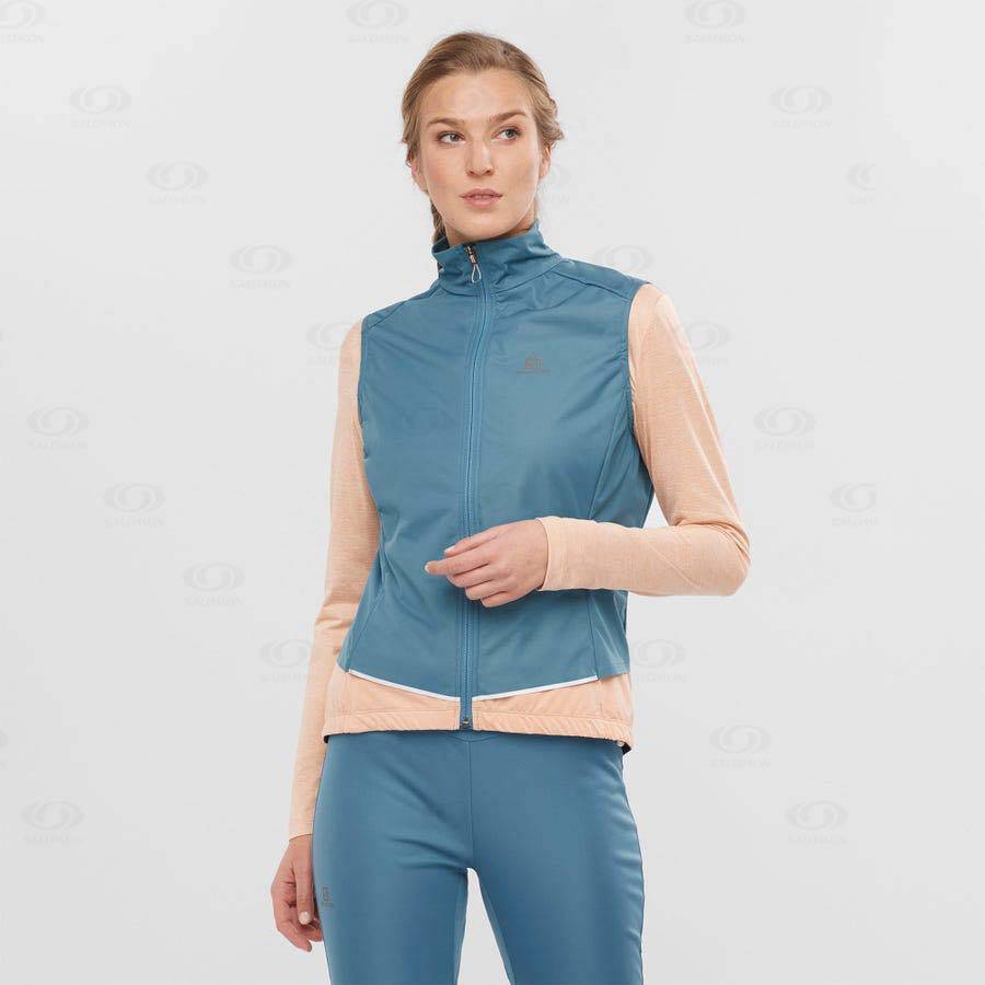 Dámské Softshellová Bunda Salomon Bundy LIGHT SHELL Blankyt | CZ-S2521