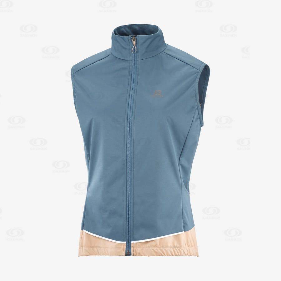 Dámské Softshellová Bunda Salomon Bundy LIGHT SHELL Blankyt | CZ-S2521