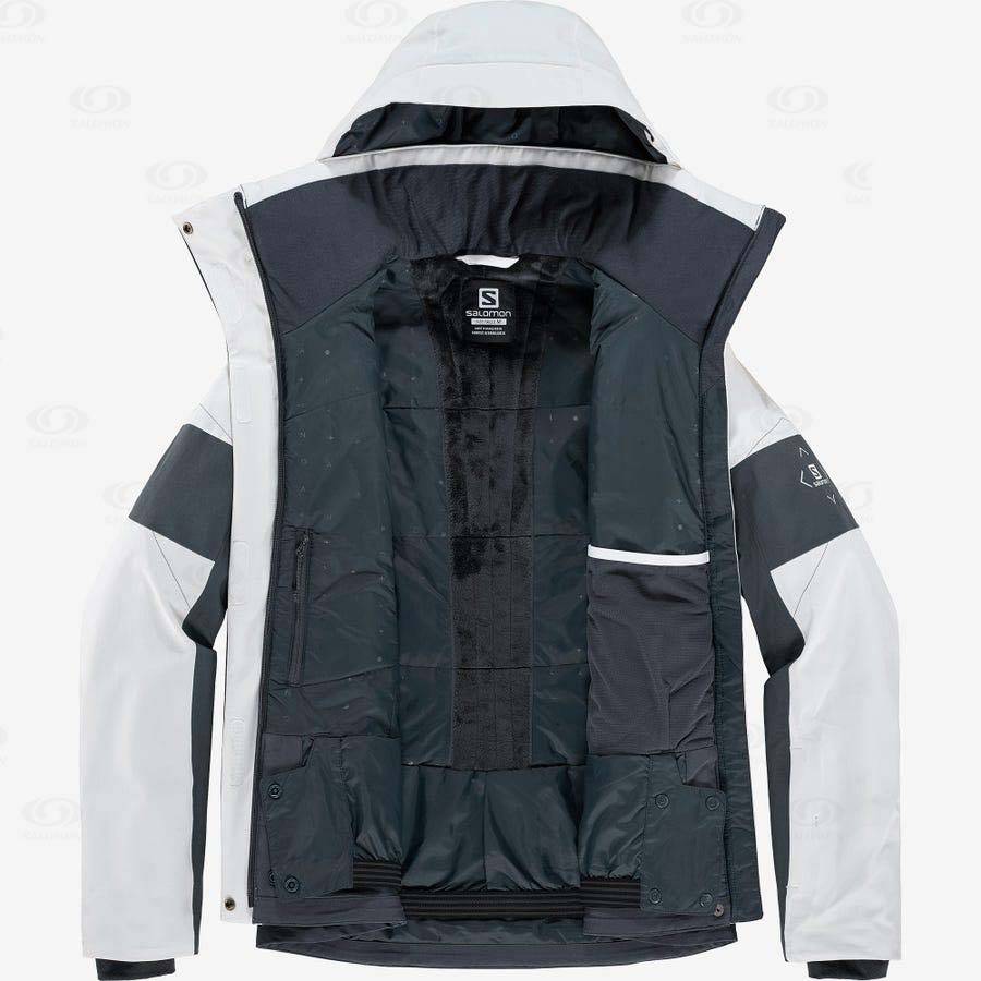 Dámské Softshellová Bunda Salomon Bundy SPEED Šedé | CZ-W1050