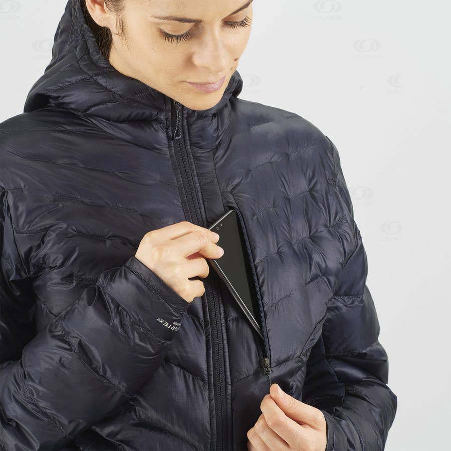Dámské Softshellová Bunda Salomon Bundy OUTPEAK PRIMALOFT Blankyt | CZ-W1870
