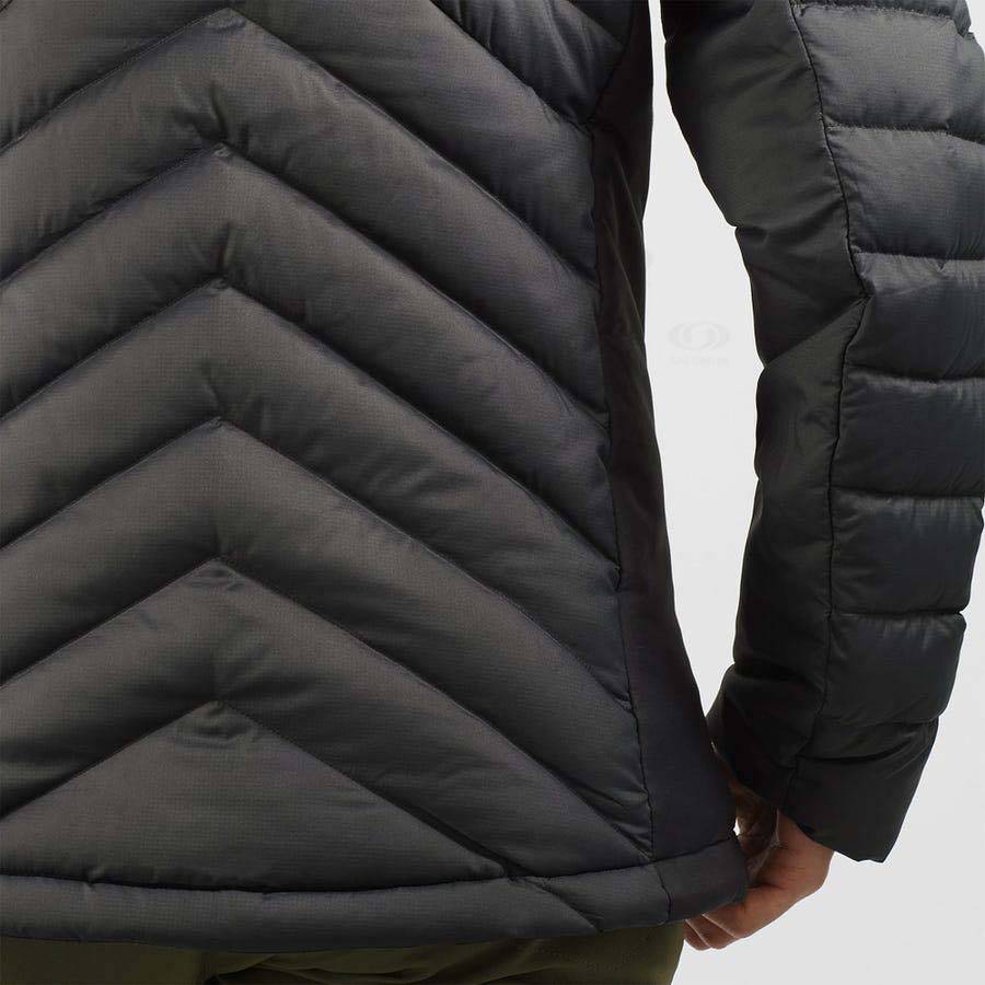 Dámské Softshellová Bunda Salomon Bundy ESSENTIAL XWARM DOWN Černé | CZ-W2230